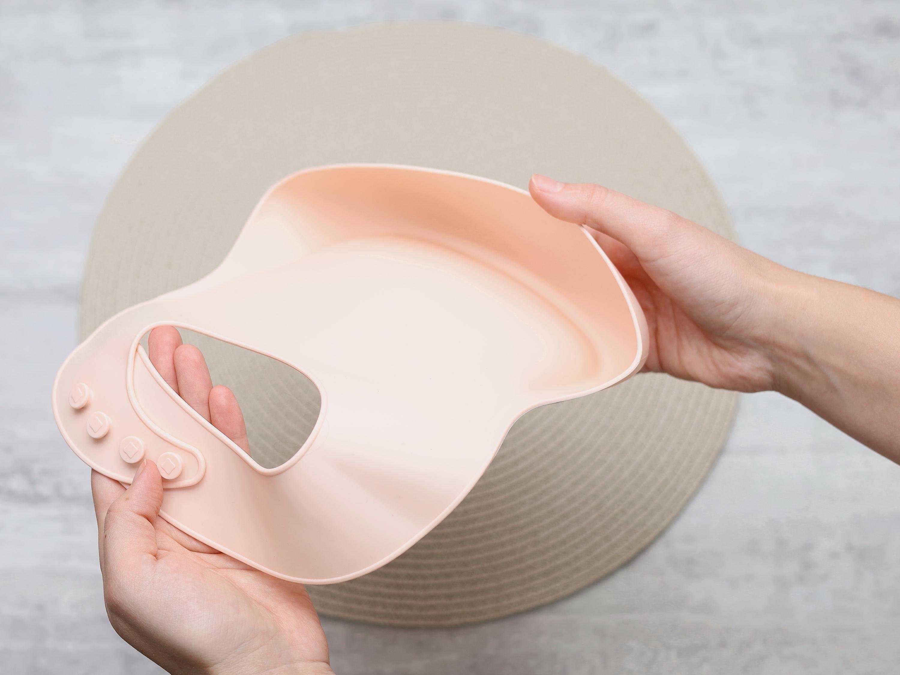 Набор посуды детский силиконовый из 5 предметов Бежевый (LJC-0403) - фото 2