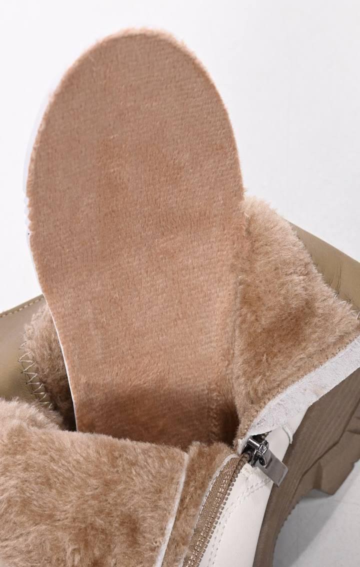Ботинки женские Loretta N035 на меху р. 38 Бежевый (29889325) - фото 6