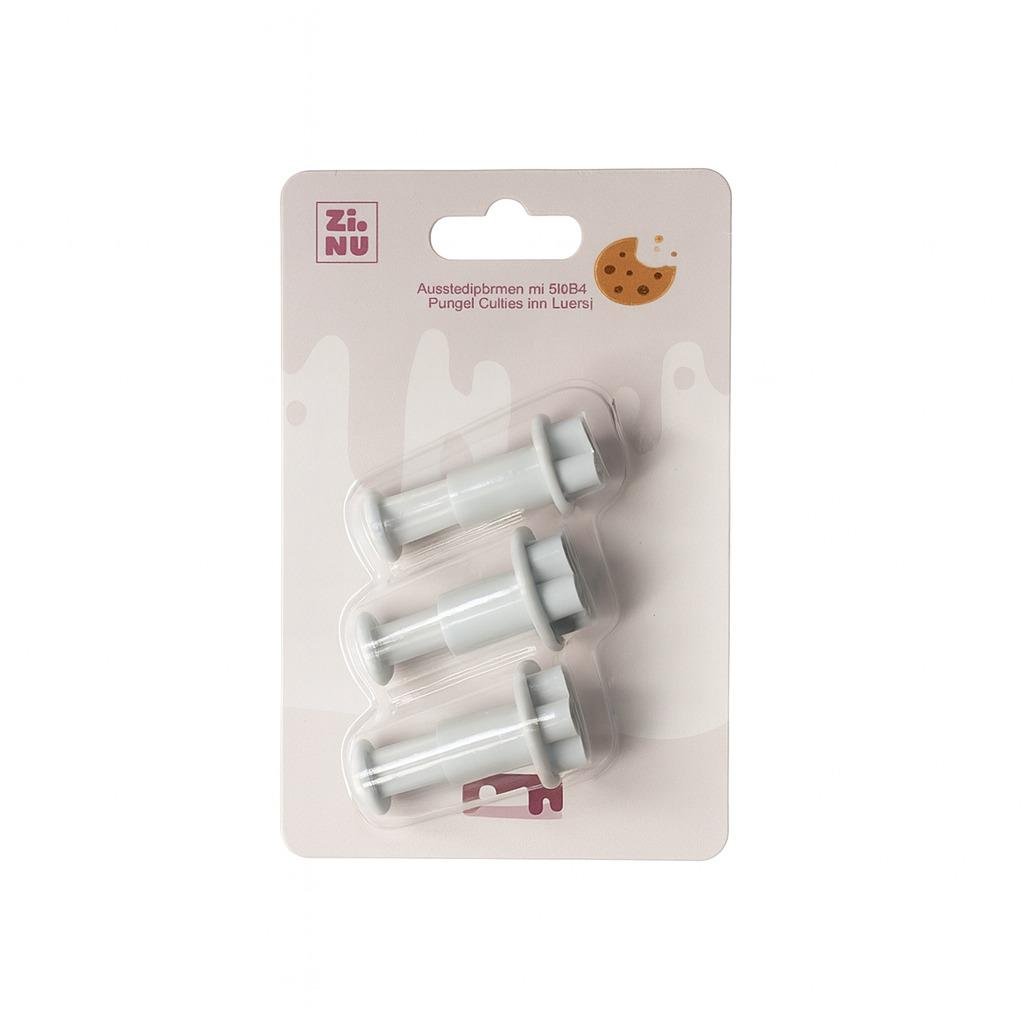 Плунжер кондитерський для печива/мастики 3 пр. 14,5х9 см (R32647)