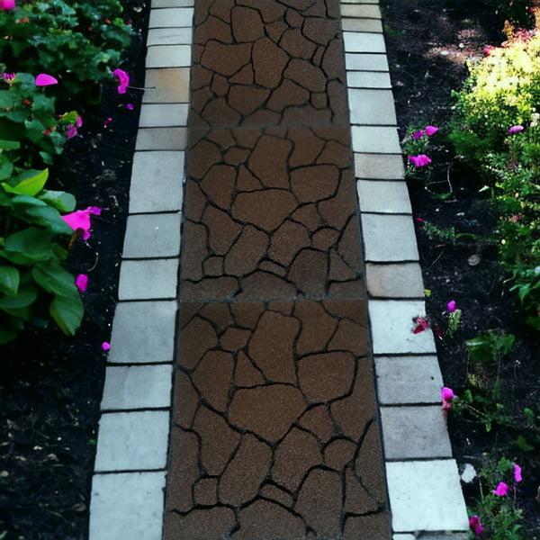 Камінь гнучкий Дикий 500х500х30 мм Коричневий (2562227303) - фото 3 Камінь гнучкий Дикий 500х500х30 мм Коричневий (2562227303) - фото 3