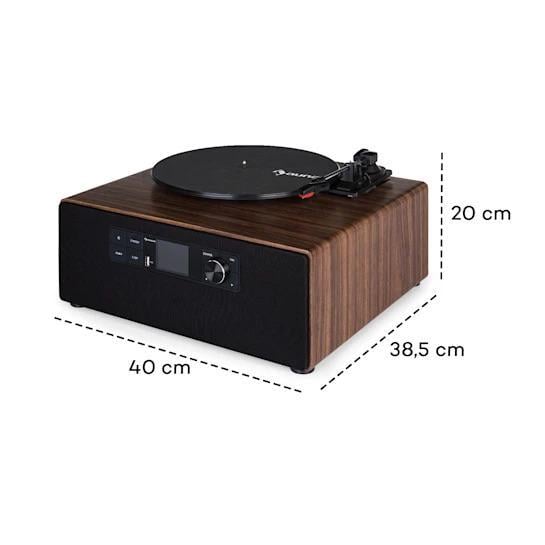 Програвач вінілових платівок Auna Connect Vinyl Cube+ (10034557) - фото 3