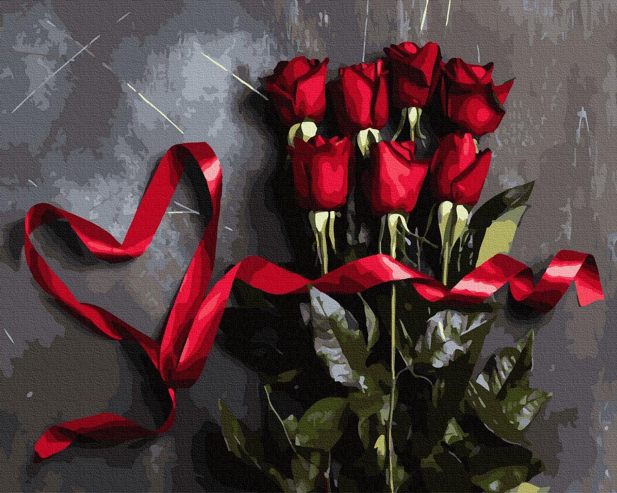 Картина по номерам Brushme Цветы любви 40х50 см (GX37718)