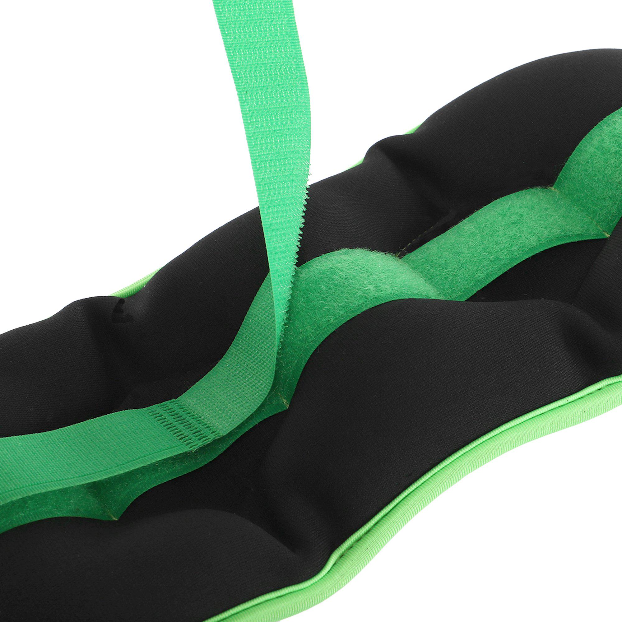 Обтяжувачі-манжети для рук та ніг Zelart Pro 2х2 кг Чорний/Салатовий (FI-7208-4_Черный-салатовый) - фото 3 Обтяжувачі-манжети для рук та ніг Zelart Pro 2х2 кг Чорний/Салатовий (FI-7208-4_Черный-салатовый) - фото 3