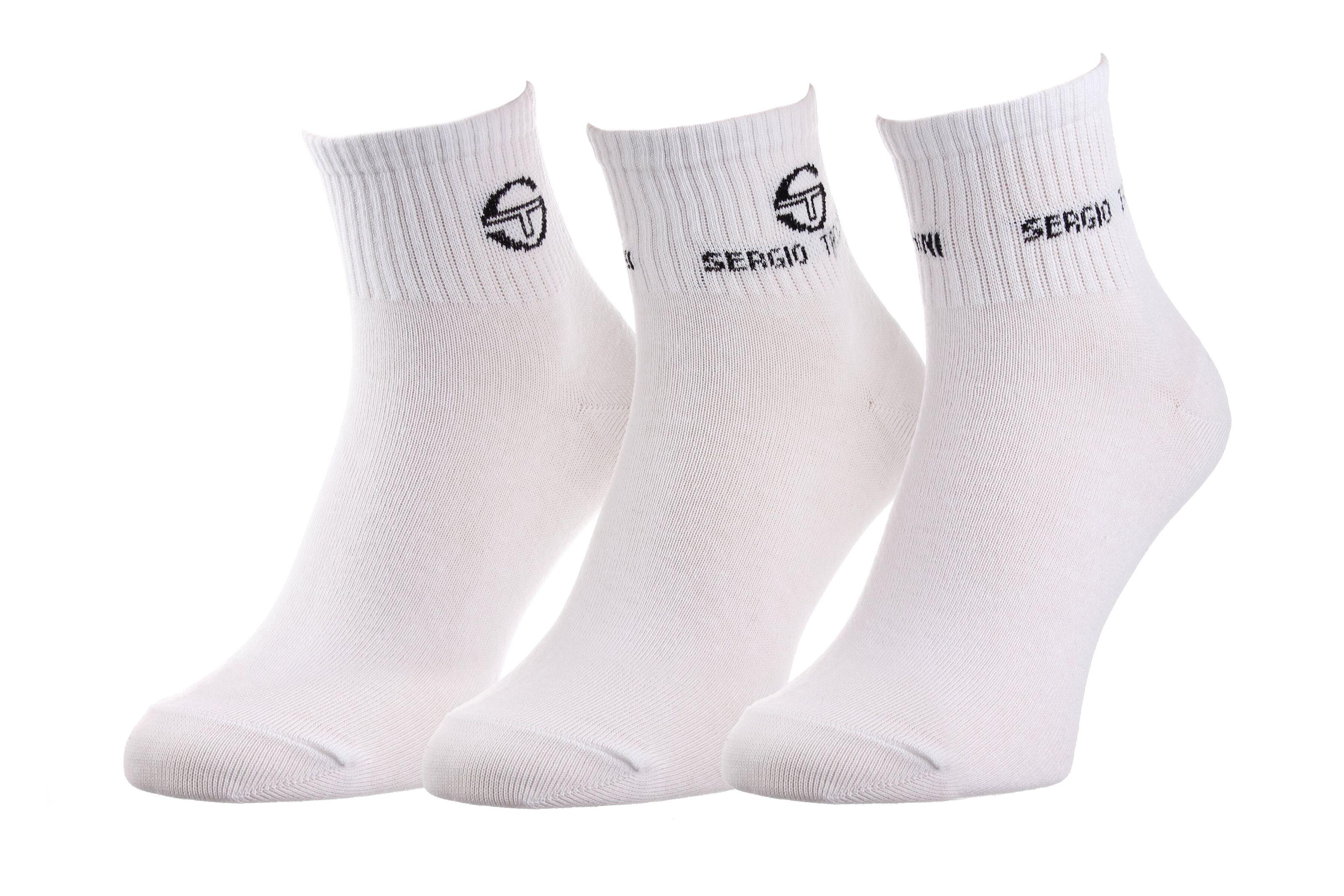 Шкарпетки Sergio Tacchini 3-pack р. 39-42 White (93518606-1)