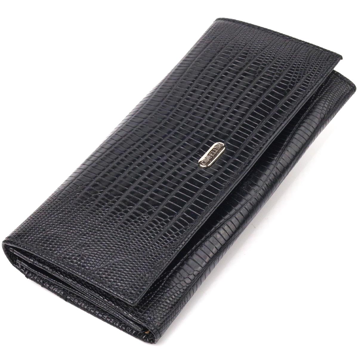 Кошелек женский CANPELLINI Wallet 21653 кожа Черный
