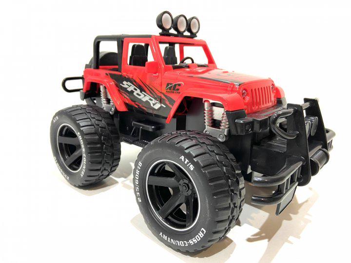 Джип на пульте радиоуправления Bambi KQX 702 A 26 см свет фар Красный (41720146)