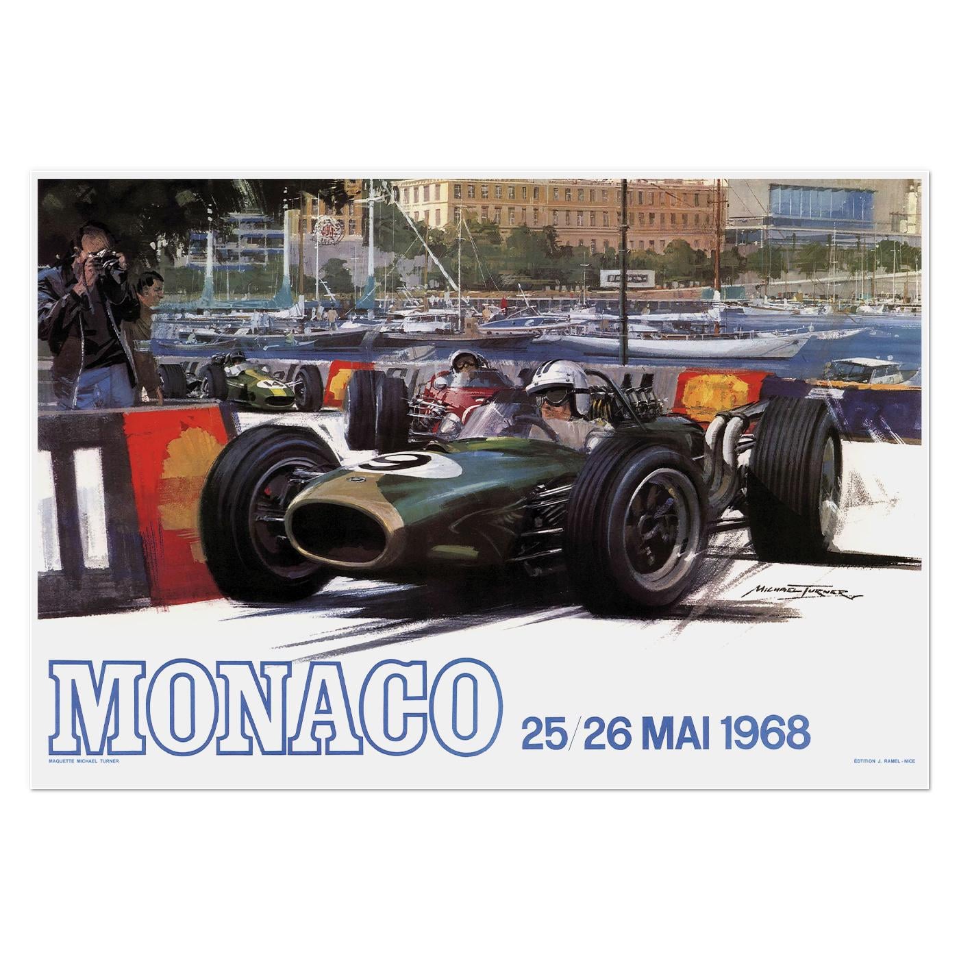 Плакат ретро Monaco Grand Prix 1968 61x42 см (0262) Плакат ретро Monaco Grand Prix 1968 61x42 см (0262)