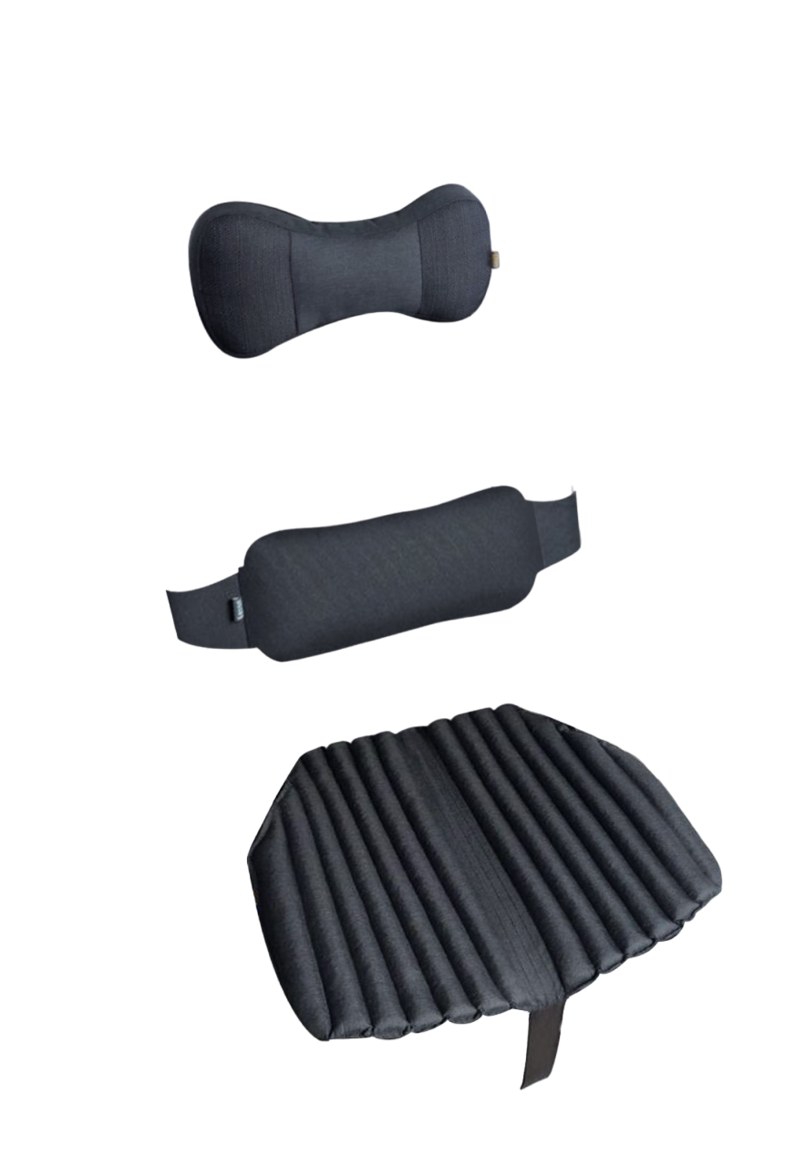 Подушки эргономические Ekkoseat 3в1 Черный (AV-123H-101)