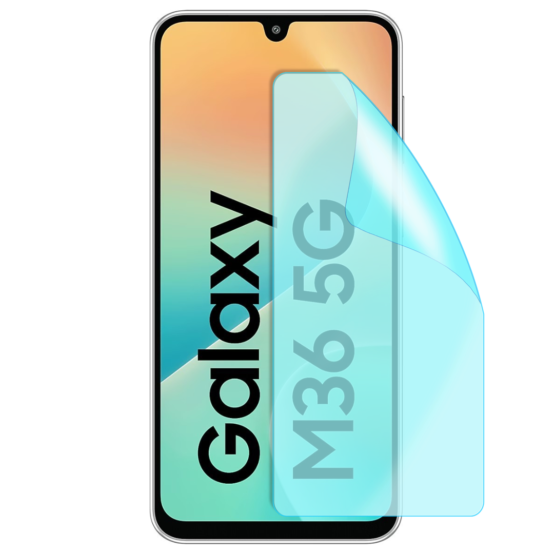 Защитная полиуретановая матовая пленка Medium Armor на экран смартфона Samsung Galaxy M36 5G (PF-M02SNM-001-258)