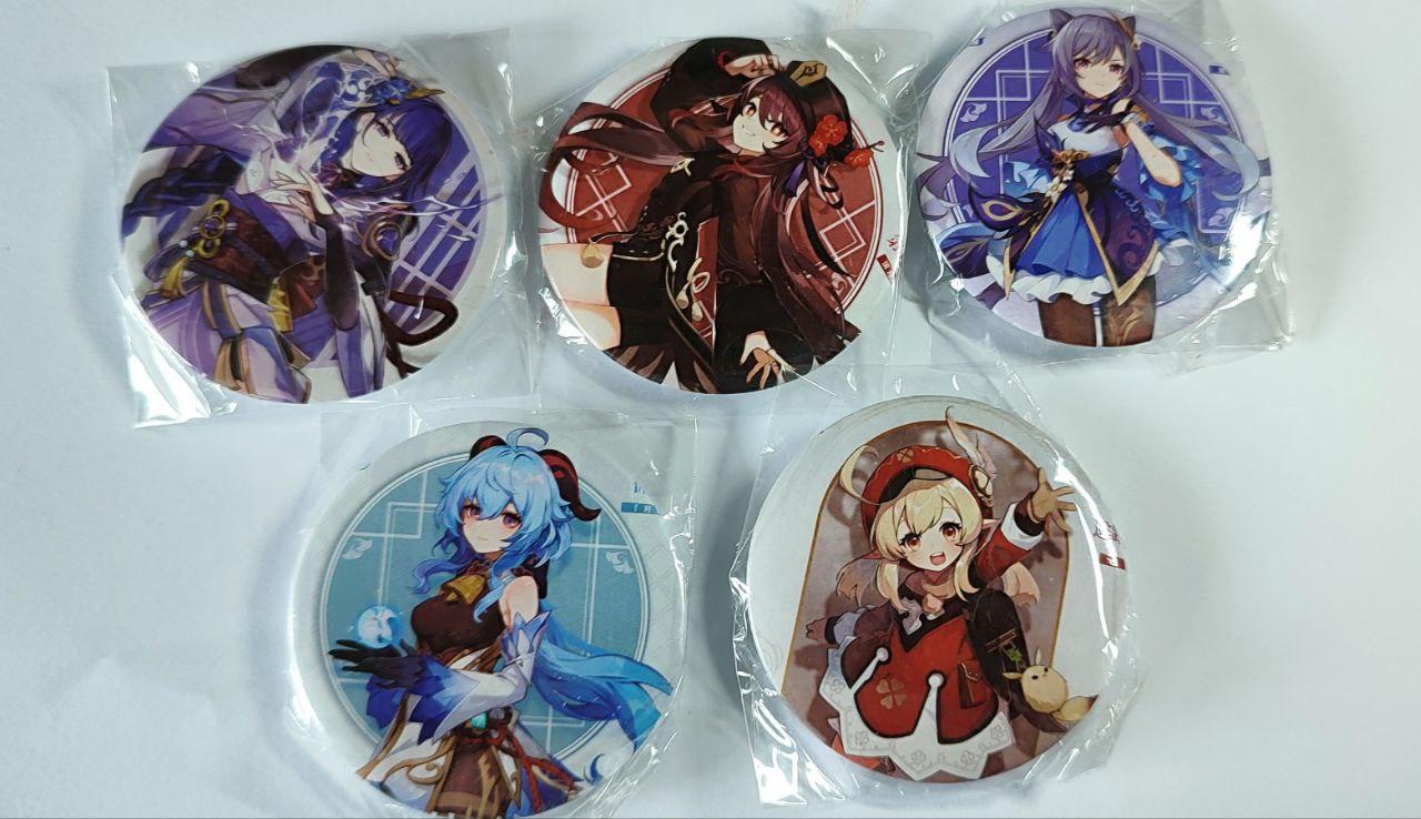 Набор значков аниме 58 мм (00132-4) Набор значков аниме 58 мм (00132-4)