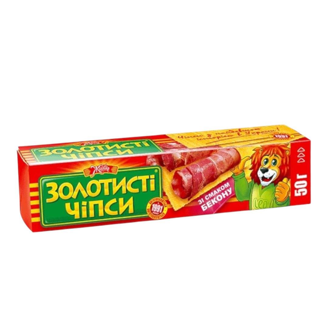 Чипсы картофельные Жайвир Золотистые Бекон 50 г (00000000788)