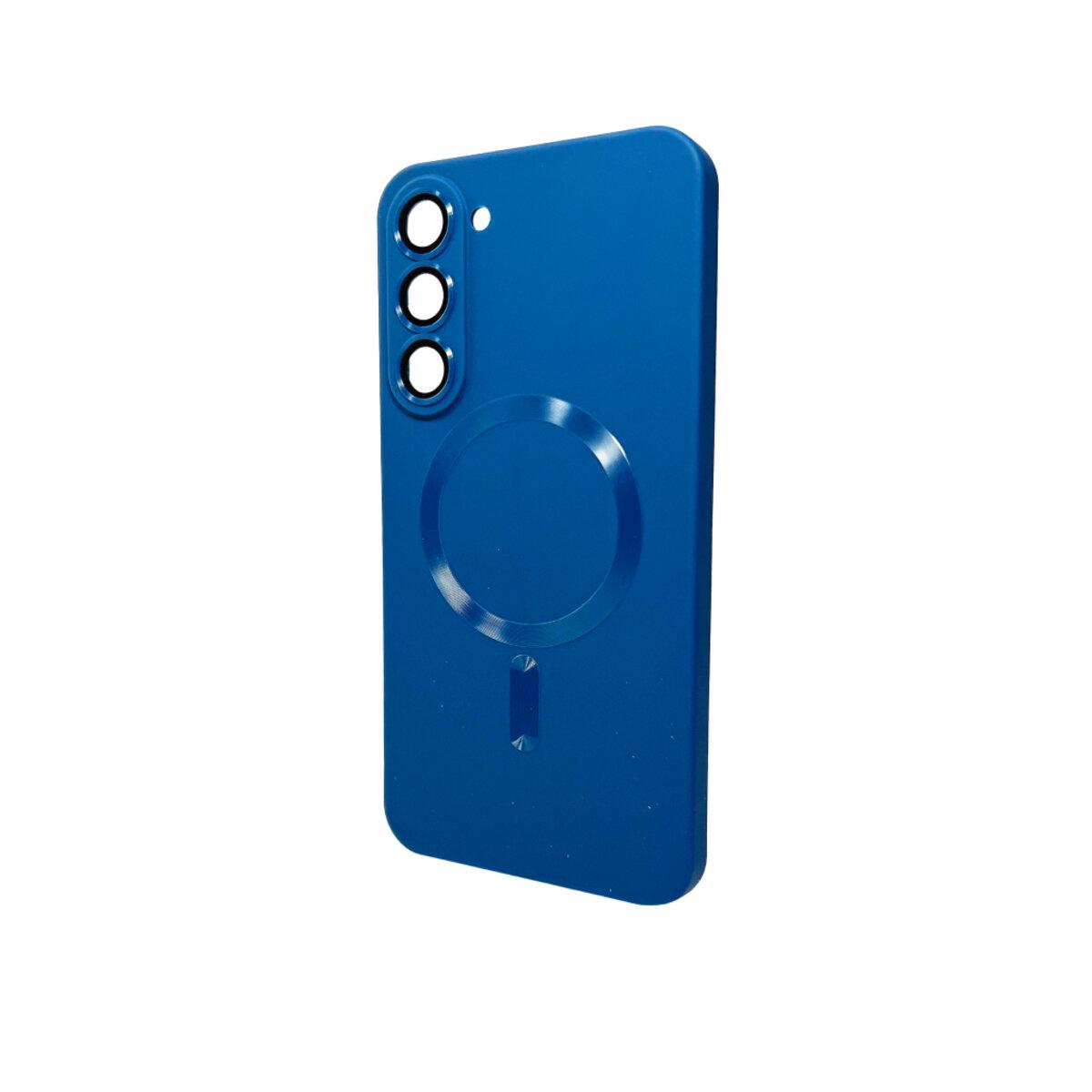 Противоударный чехол для Samsung Galaxy S23 Plus Cosmic Frame MagSafe Color / Navy Blue