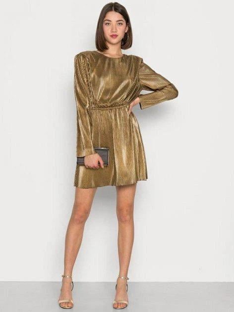Платье Missguided WXDE935871 р. 36 Золотой