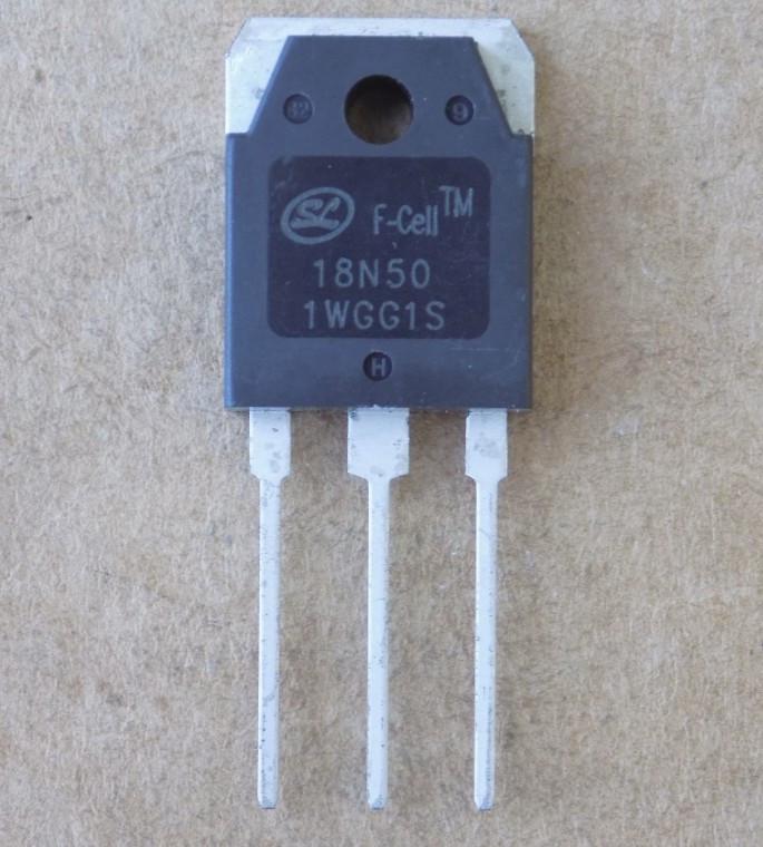 Транзистор SVF18N50PN 18N50 для FDA18N50/FQA18N50/TO-3P (50342)