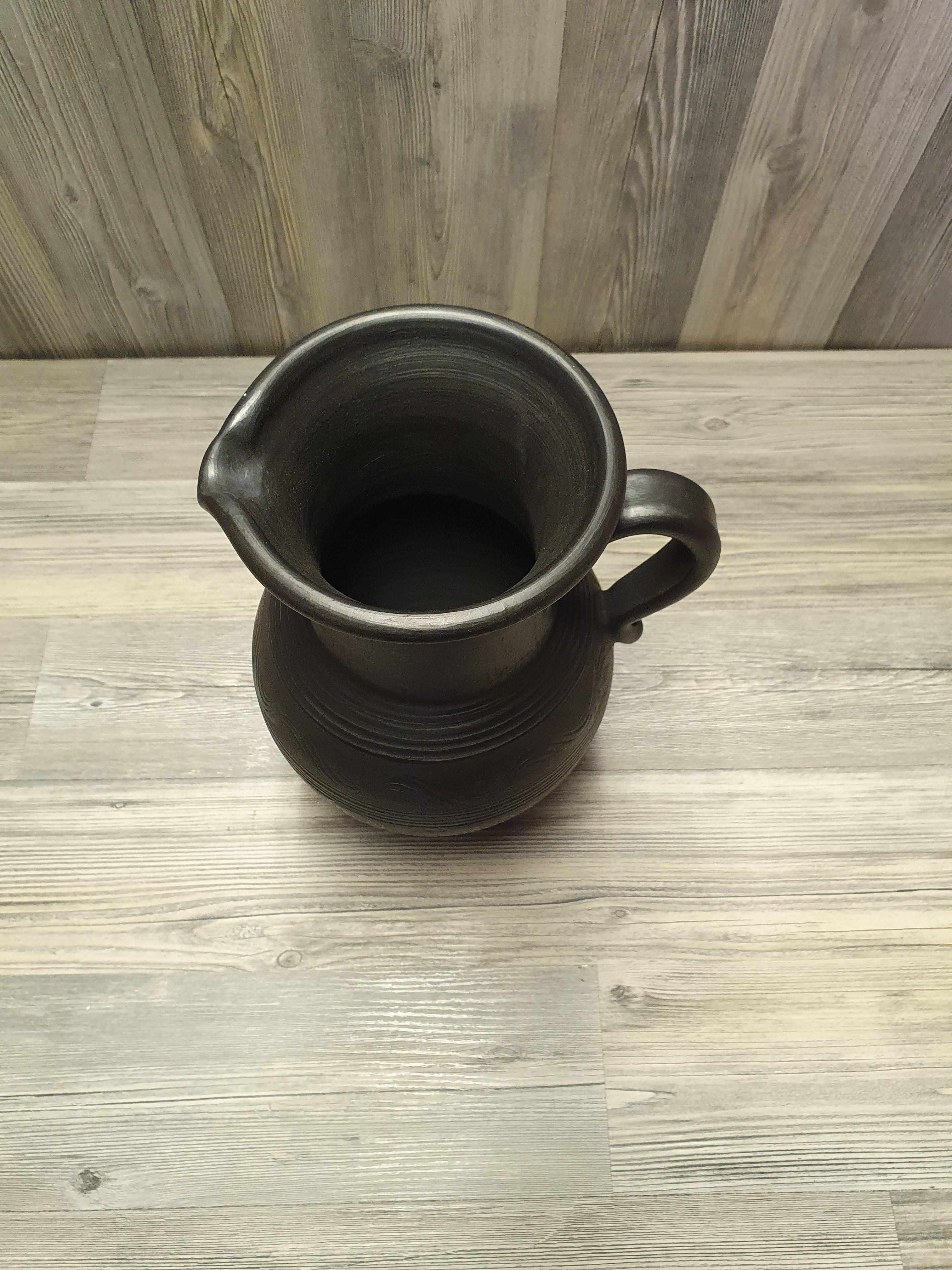 Глечик з чорної глини (5283) - фото 5 Глечик з чорної глини (5283) - фото 5