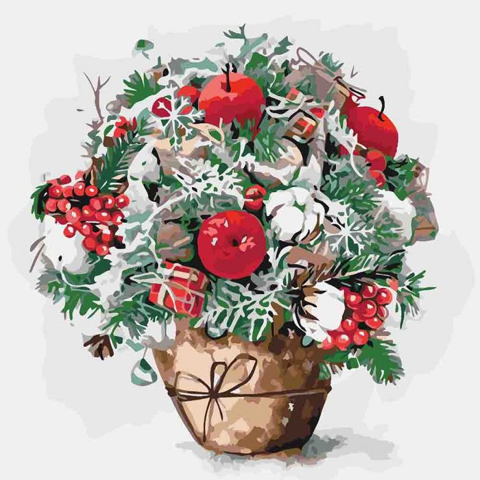 Картина по номерам Яблочный привкус 40х40 см (KHO3026)