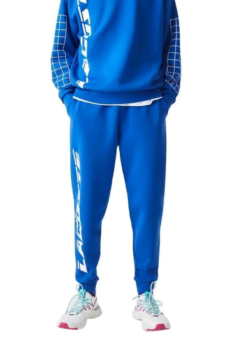 Спортивні штани Lacoste зі змішаної тканини 3XL Блакитний (33741207)