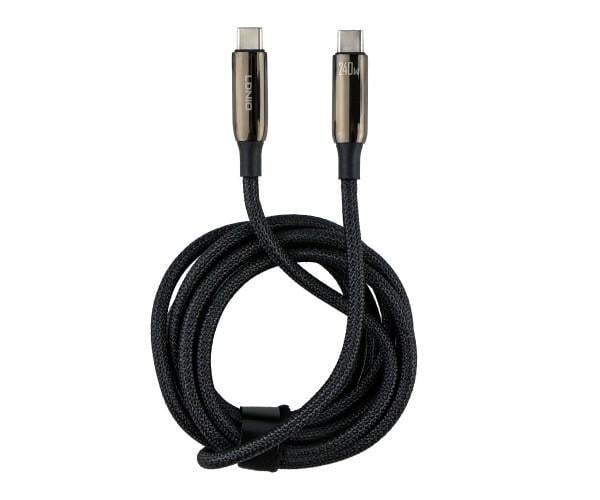 Кабель Data LDNIO LC921 Type-C to Type-C Gray