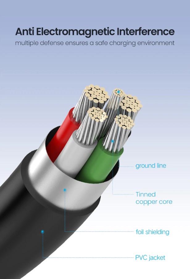 Кабель зарядний Ugreen Mini USB 1 м Black (US132) - фото 9 Кабель зарядний Ugreen Mini USB 1 м Black (US132) - фото 9