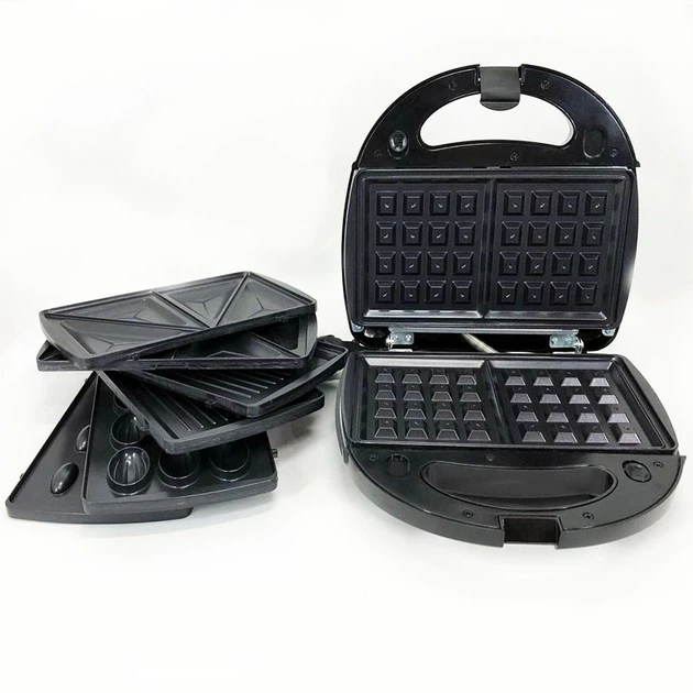 Мультипекар Crownberg CB-1076 4в1 800 Вn Чорний (CВ1076)