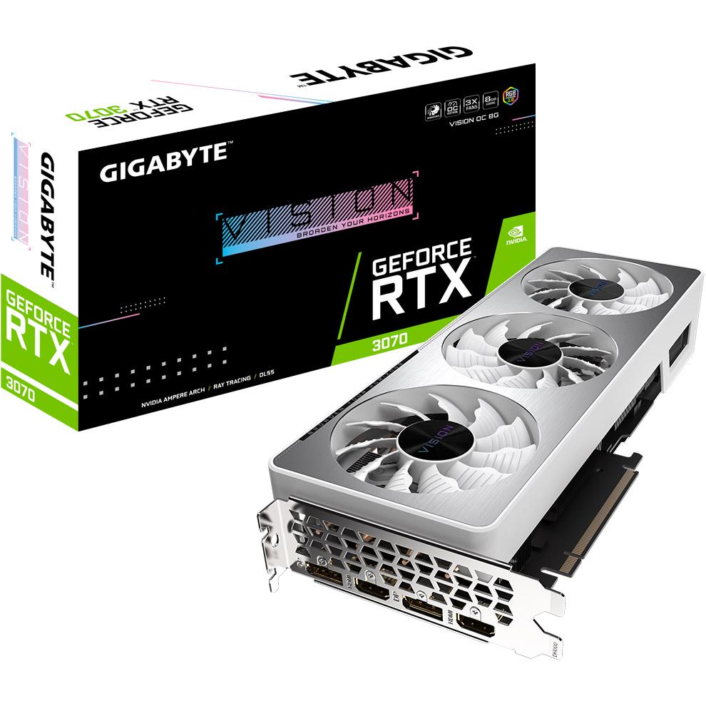 Відеокарта GIGABYTE GeForce RTX 3070 VISION OC 8G (1575)