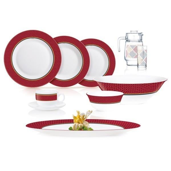 Сервіз Luminarc Essence Alto Rubis 46 пр. (N8527)