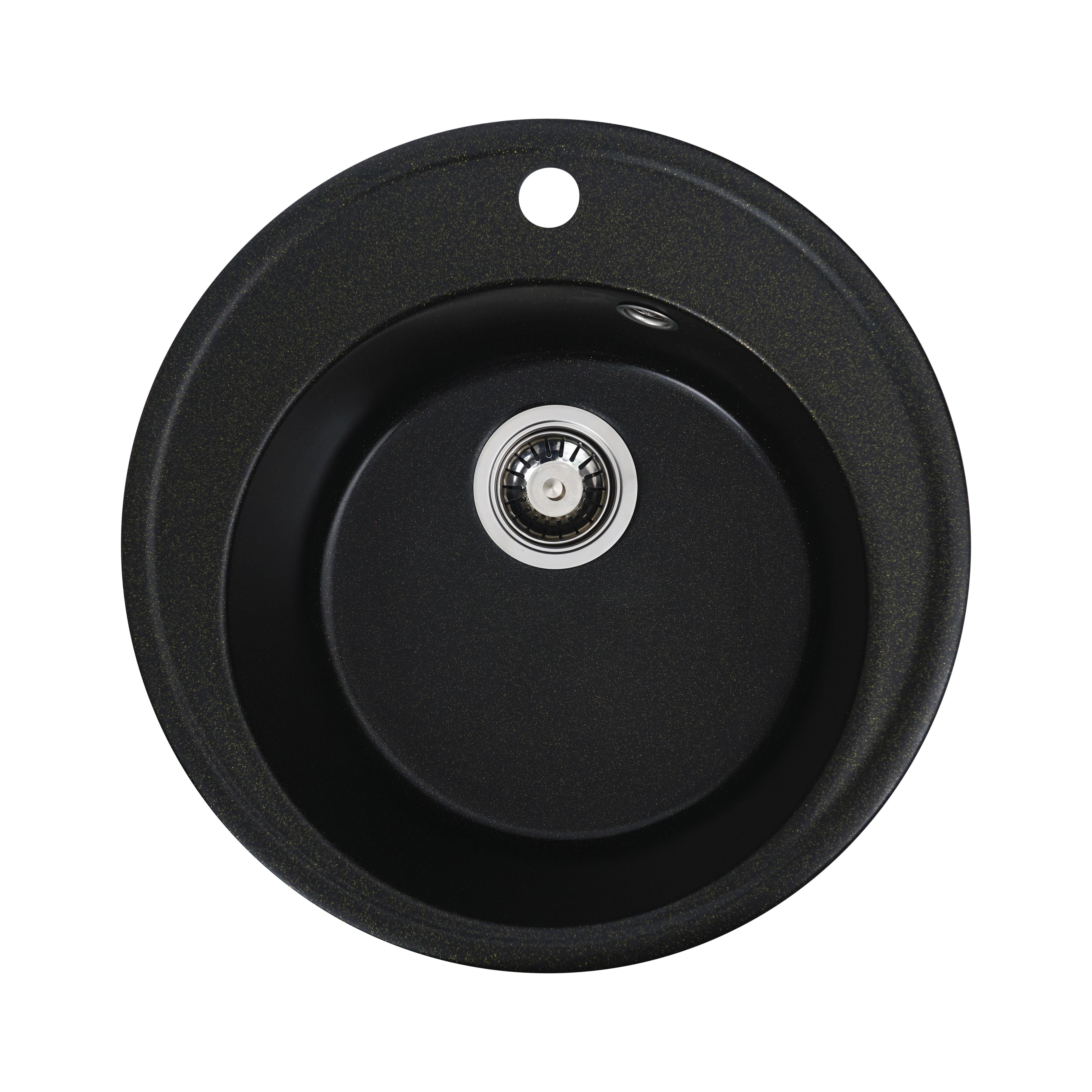 Мойка для кухни Platinum 510 Yara гранит глянец Black/Gold Мойка для кухни Platinum 510 Yara гранит глянец Black/Gold