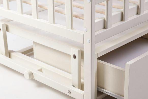 Ліжечко трансформер дитяче DeSon з ящиком Ваніль - фото 2 Ліжечко трансформер дитяче DeSon з ящиком Ваніль - фото 2