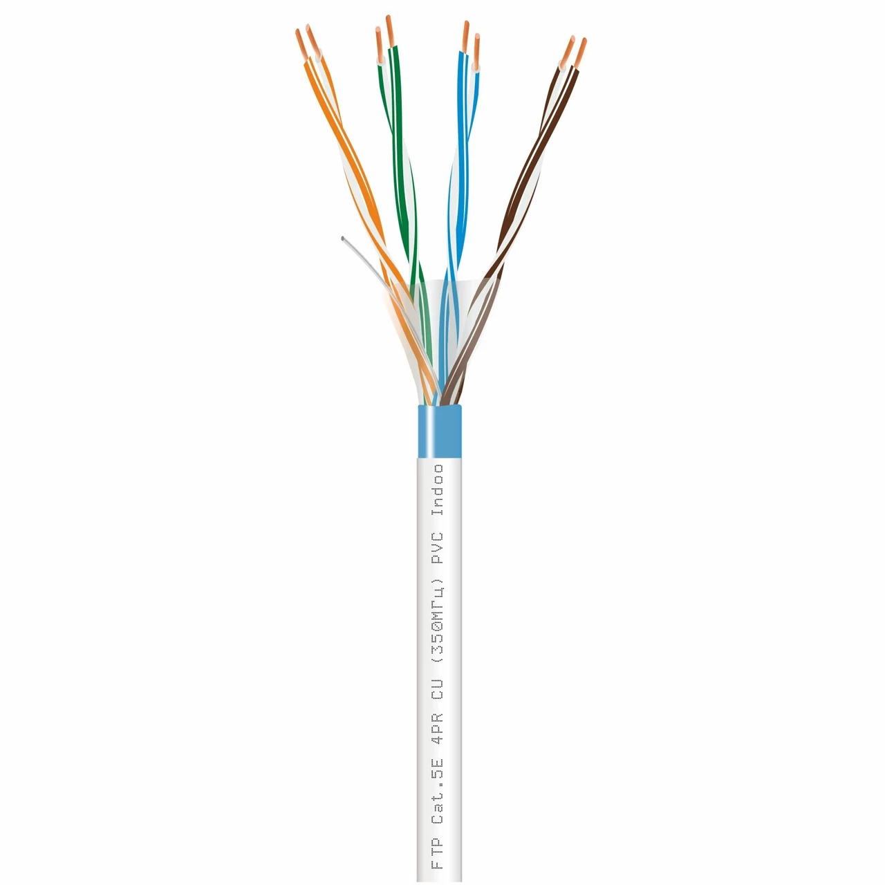 Кабель компьютерный витая пара Dialan UTP Cat.5E 4PR CU 100 МГц PVC Indoor 305 м бухта