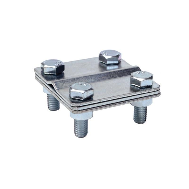 Соединитель крестовой ДКС Jupiter прут ø 8-10 мм/полоса 40x4 мм оцинкованная сталь (NG3127ZC)