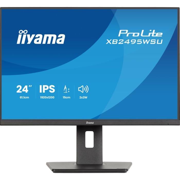 Монитор Iiyama ProLite XB2495WSU-B1 USB-C Black (36944109)