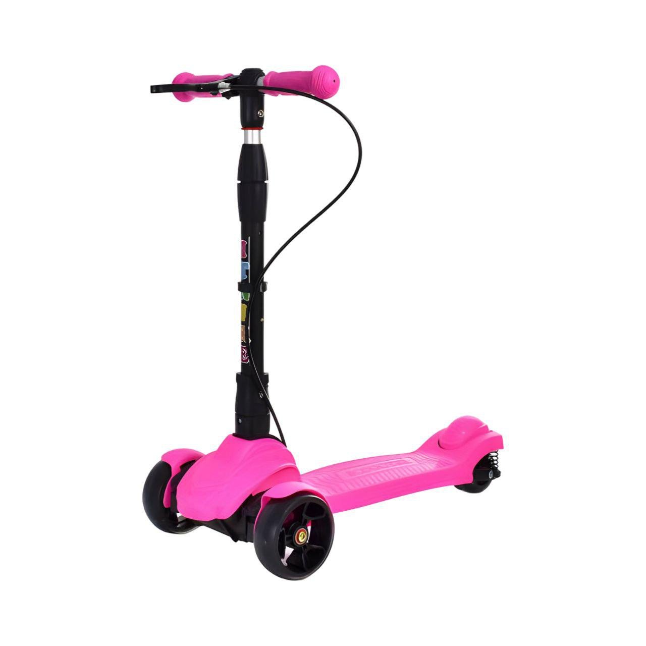 Самокат JR 3-060-40-P складной со светом/ручной тормоз/компас колеса 120 мм Розовый (25109629) Самокат JR 3-060-40-P складной со светом/ручной тормоз/компас колеса 120 мм Розовый (25109629)