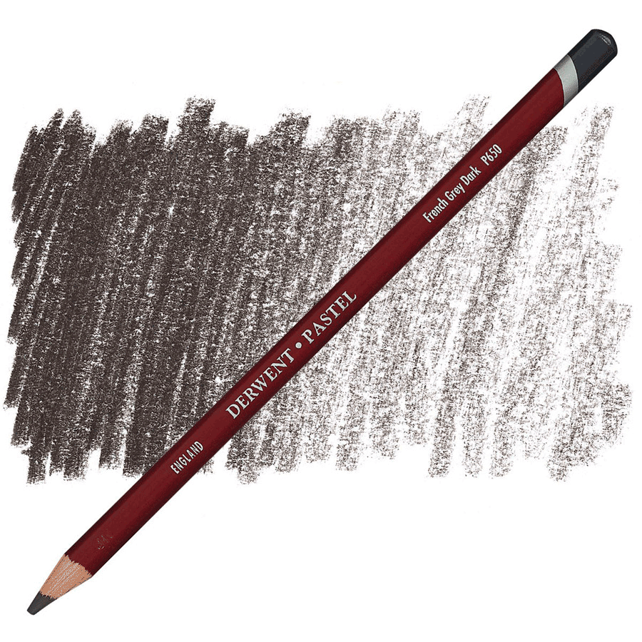Олівець пастельний Derwent Pastel P650 2300294 6 шт. Французський сірий темний (5028252147750) - фото 1
