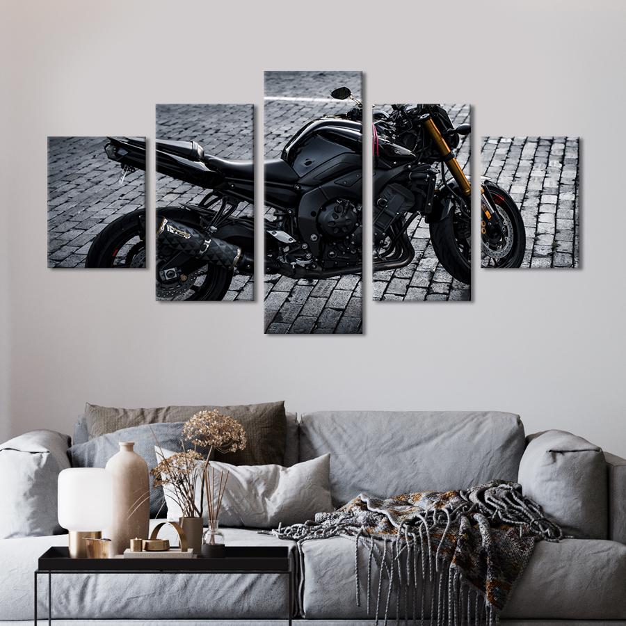 Картина на холсте Фантастический байк Yamaha FZ1 187x94 см (1379-52)