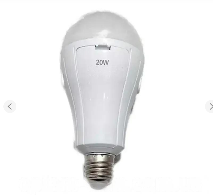 Світлодіодна лампочка Alfarid 20W Е27 220V LED на акумуляторі - фото 6