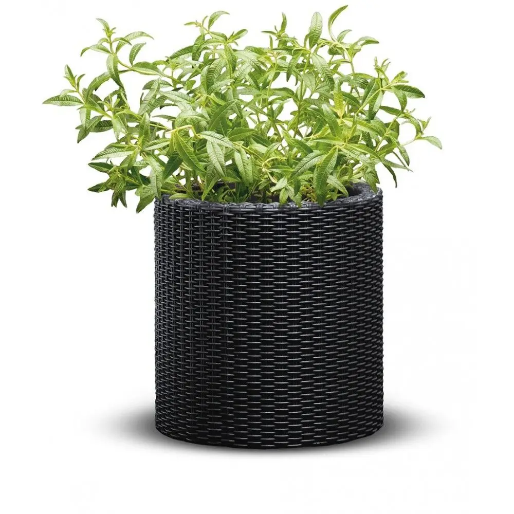 Горшок уличный Keter Small Cylinder Planter круглый 28х28 см (CNT00012160) - фото 2