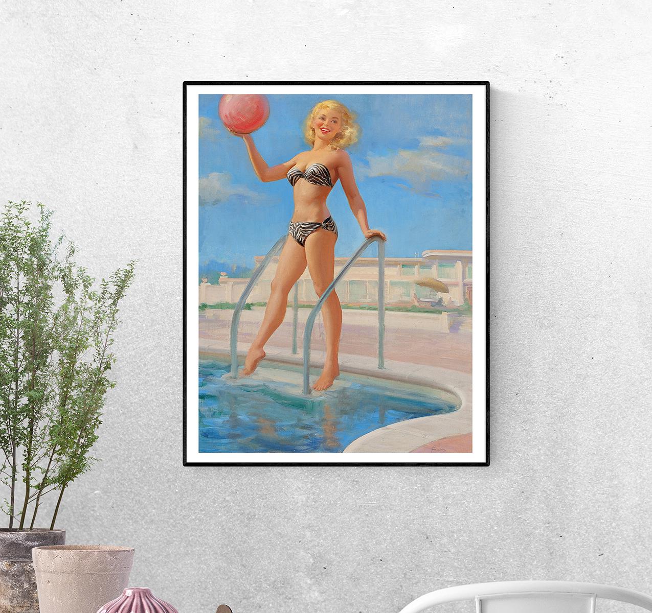 Постер Пин-ап в бассейне. Фрам формат А-1 (pin_up1725001_Poster) - фото 1 Постер Пин-ап в бассейне. Фрам формат А-1 (pin_up1725001_Poster) - фото 1