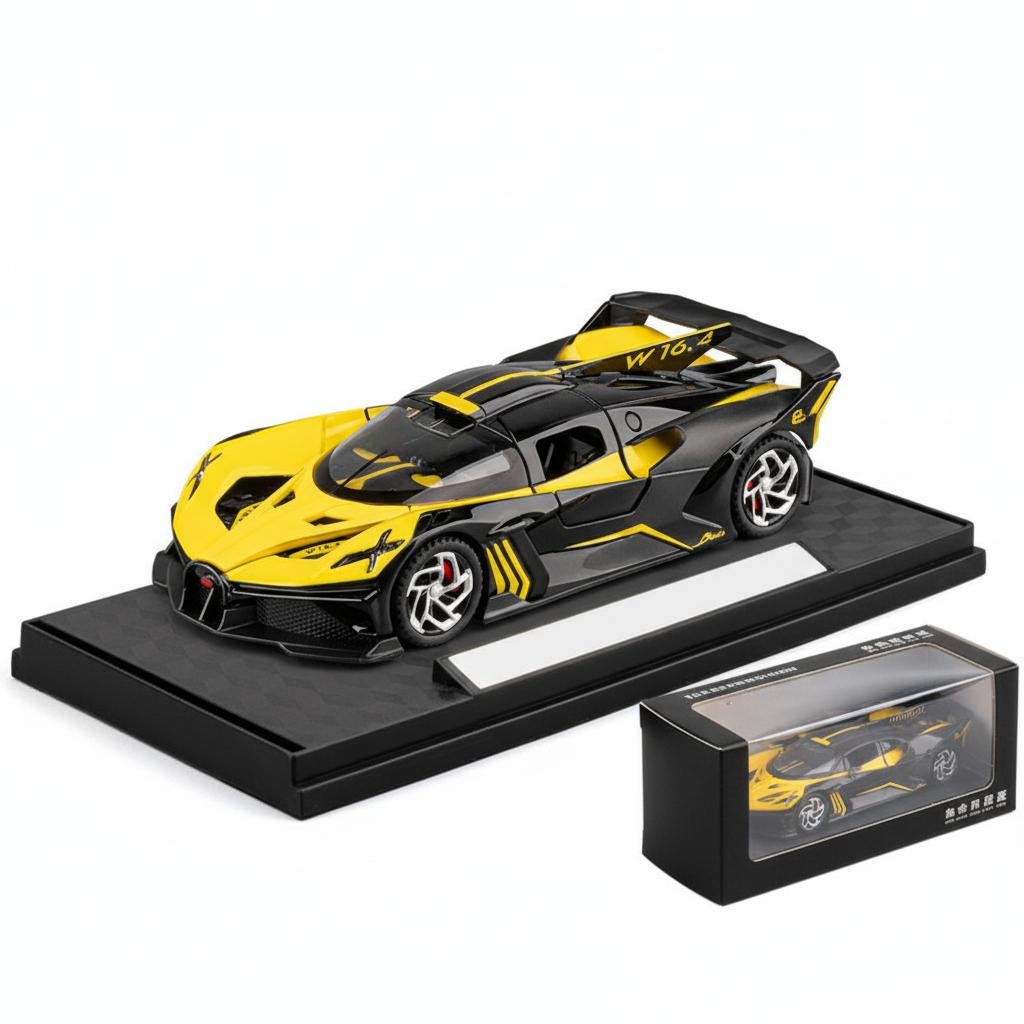 Машина колекційна Bugatti Divo металева з інерційним механізмом/світлом/звуком 1:32 (56184) - фото 2