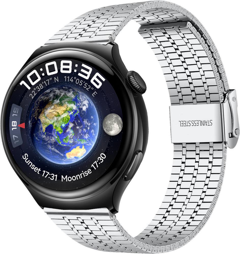 Браслет металевий Counic для Huawei Watch 4/4 Pro Silver (38604-59) Браслет металевий Counic для Huawei Watch 4/4 Pro Silver (38604-59)