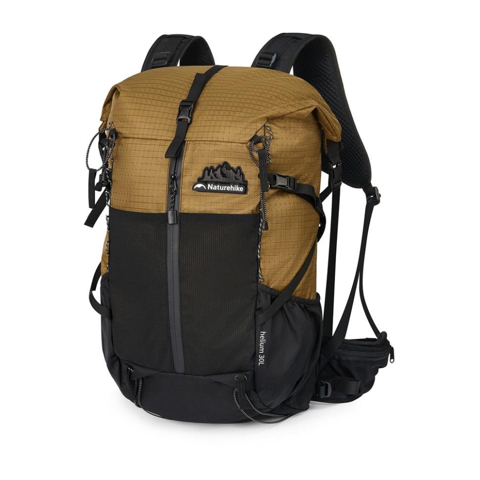 Рюкзак Naturehike Helium CNK2300016 для походов 62×25×20 см 30+5 л Коричневый (651300)