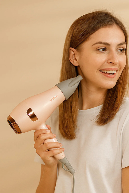 Фен складаний VGR V-432 Pink (28820722) - фото 2 Фен складаний VGR V-432 Pink (28820722) - фото 2