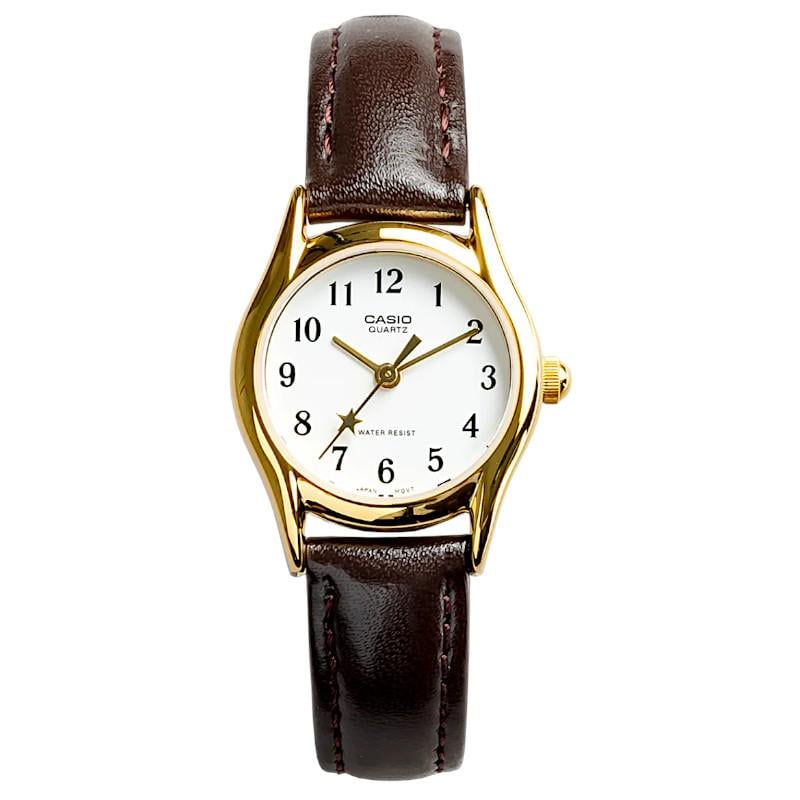 Часы женские Casio LTP-1094Q-7B4 минеральное стекло белый циферблат