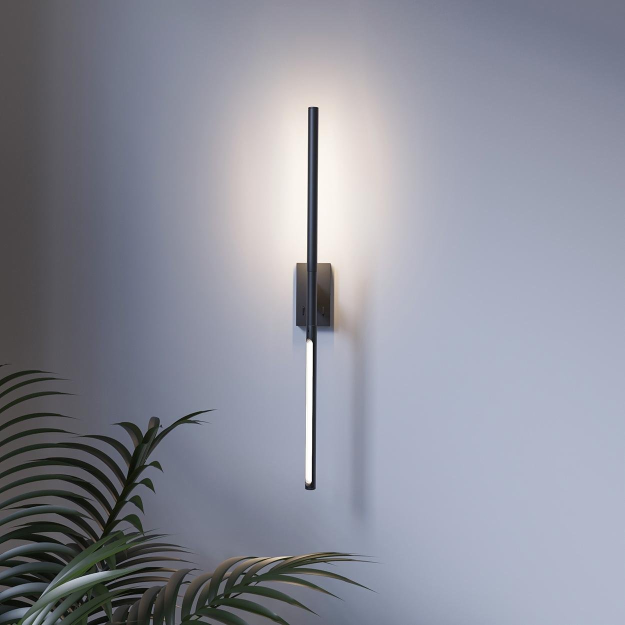 Настенный светильник MJ-Light KONO WALL 3200K BK (15005)