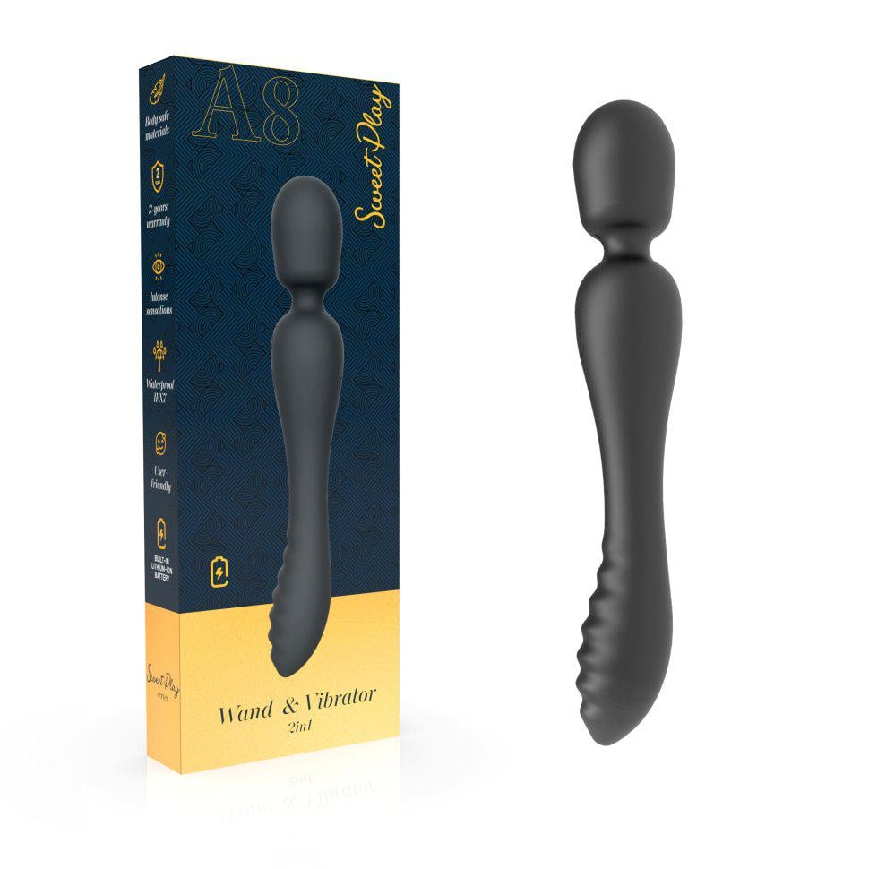 Вибратор-микрофон для точки G Erospace Sweet Play Wand&Vibrator 2in1 A8 (38026279)