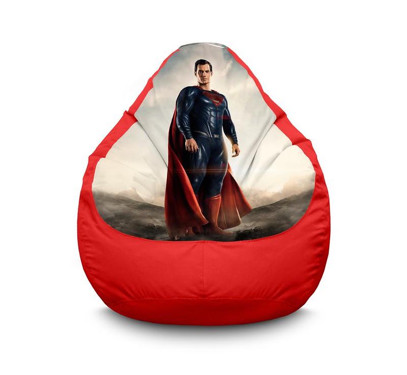 Кресло мешок iPuff Superman Costume Оксфорд XXXL 100х135 см Красный Кресло мешок iPuff Superman Costume Оксфорд XXXL 100х135 см Красный