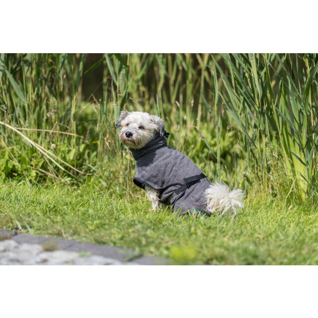 Халат-попона Trixie махровый для собак S Серый (TX-23572) - фото 2 Халат-попона Trixie махровый для собак S Серый (TX-23572) - фото 2