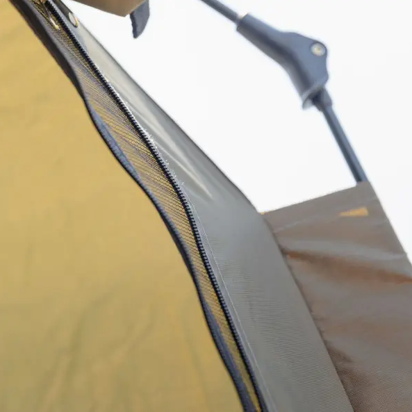 Палатка туристическая шестиугольная трехместная 240х210х130 см Зеленый (LU-020) - фото 8