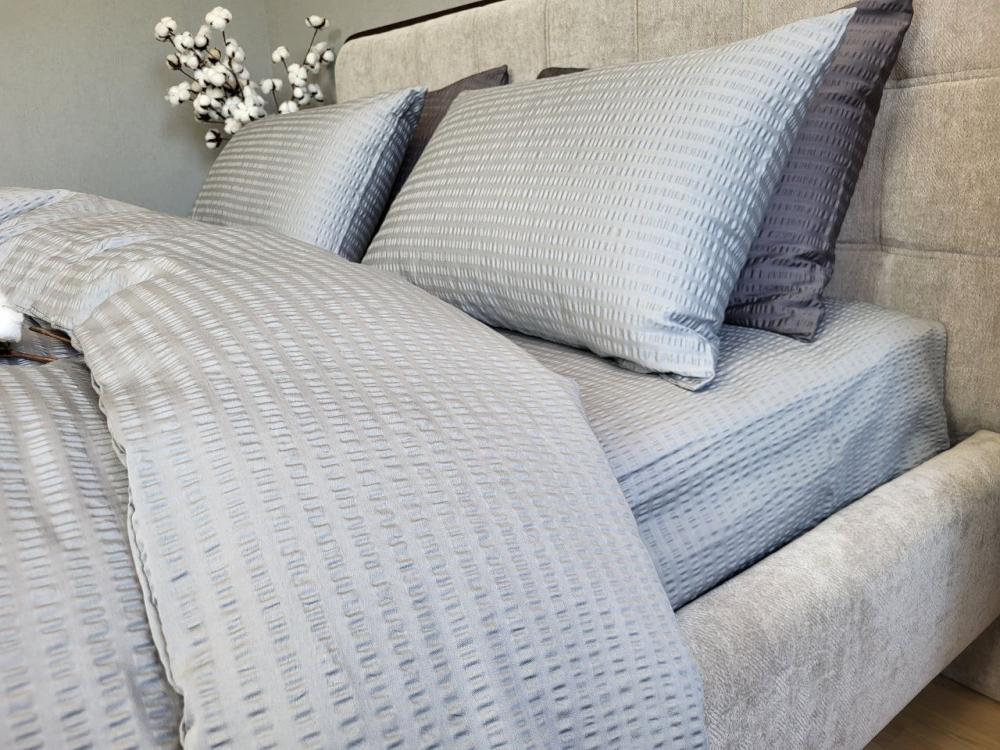 Комплект постельного белья Кис S2020 сатин Premium Gofre полуторный/наволочки 50х70/70х70 см (6472) - фото 2 Комплект постельного белья Кис S2020 сатин Premium Gofre полуторный/наволочки 50х70/70х70 см (6472) - фото 2