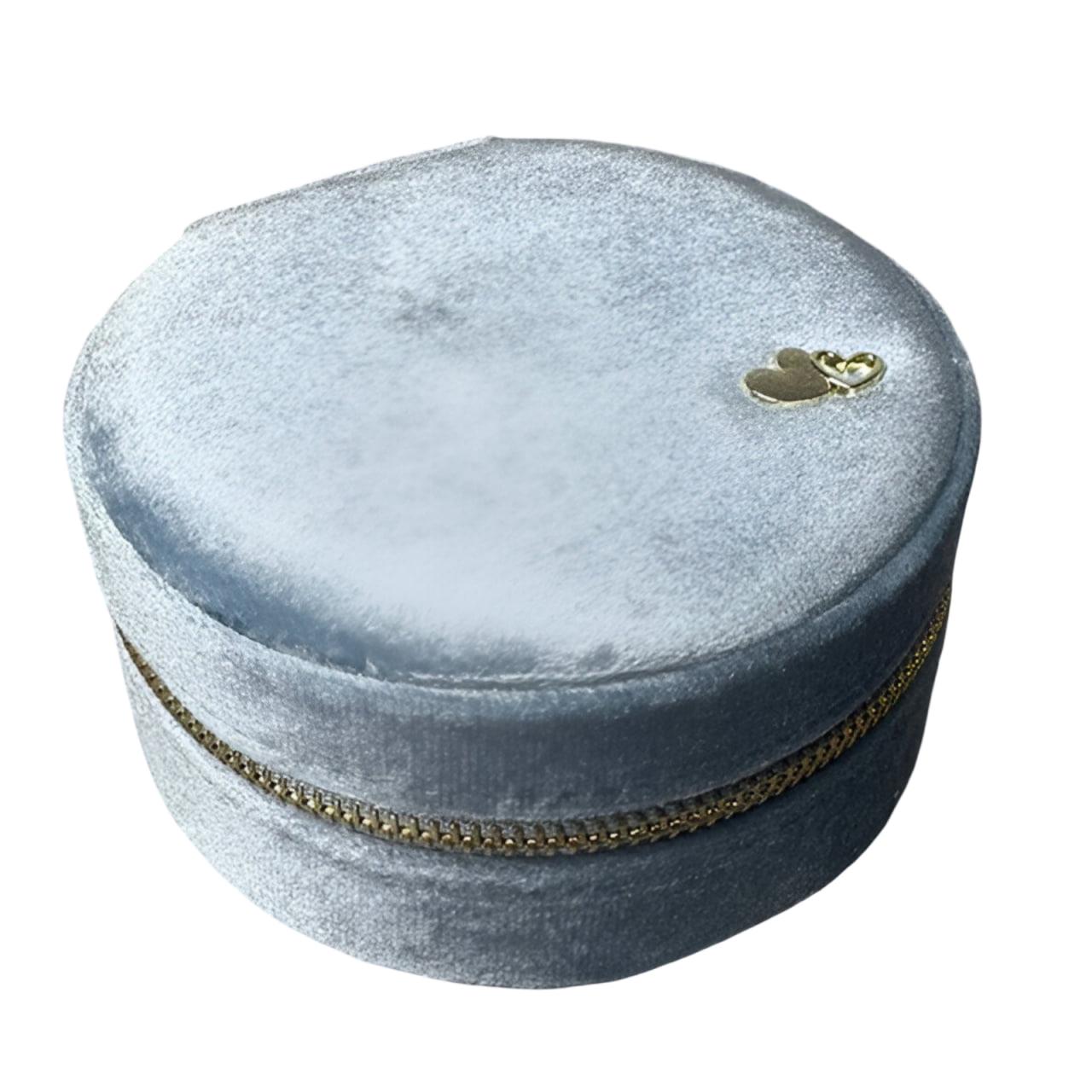 Скринька-органайзер для прикрас 11х11х5 см Блакитний (24-365)