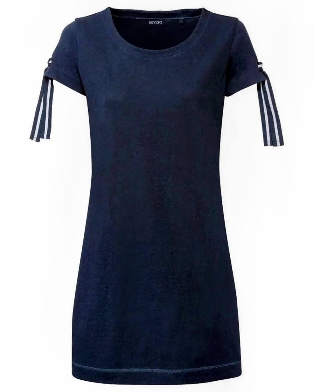 Футболка удлиненная Esmara S Темно-синий (354332_035)